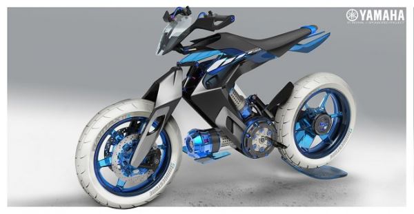 Yamaha показала концепт инновационного водяного привода для мотоциклов