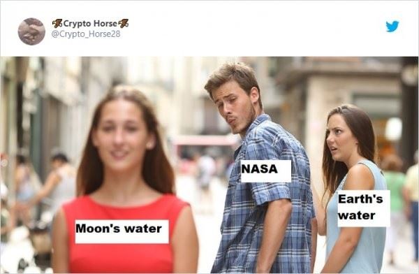 <br />
							NASA нашло на Луне воду: реакция пользователей соцсетей (11 фото)
<p>					